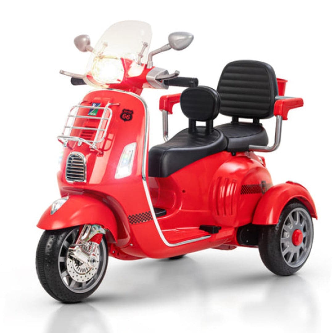Ride on 12 v Bella Moto Duo Electric Bike for 2 Kids with Parental RC — image 1