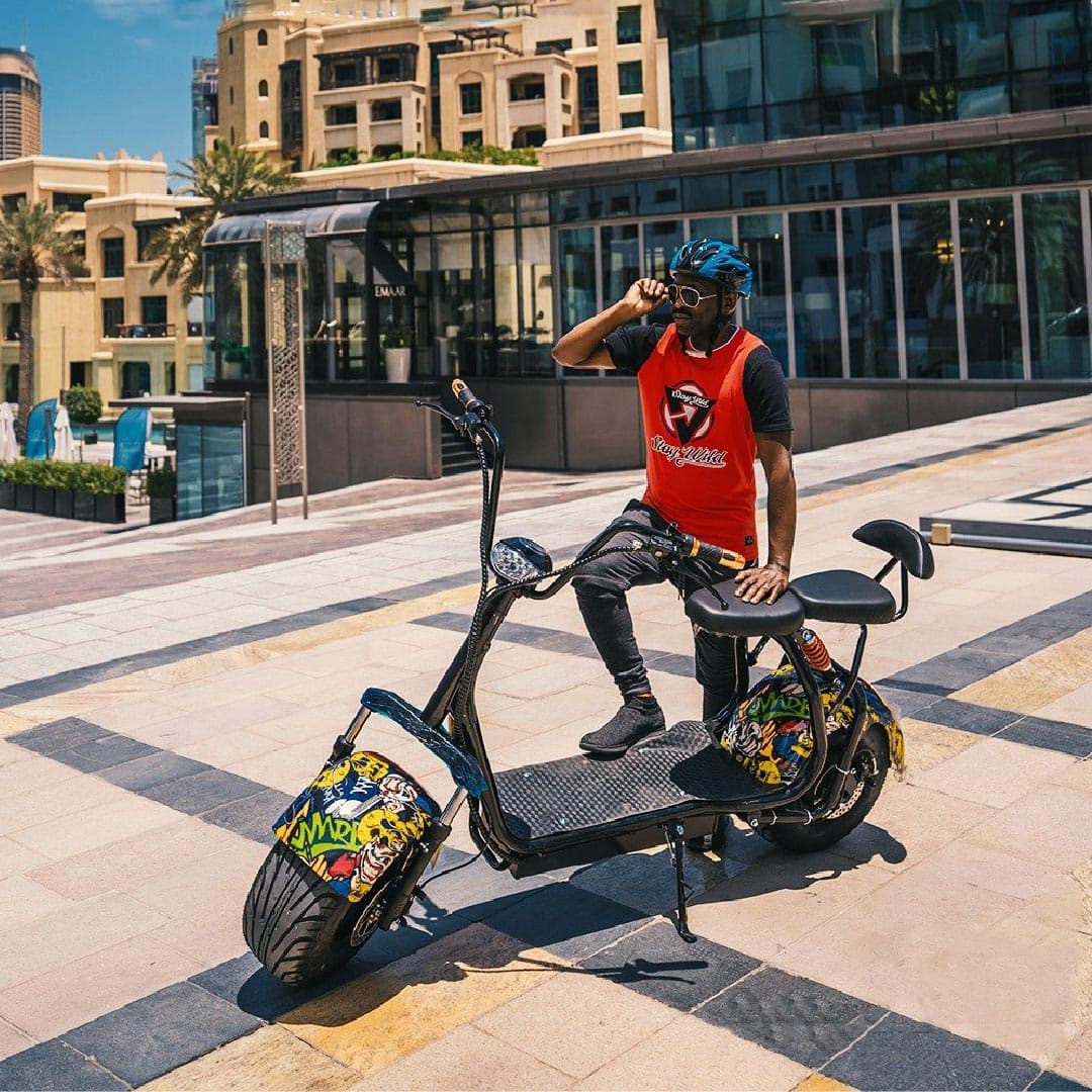 Coco City Harley Electric Scooter Fat Tyre Electric Scooter for an Adult thumbnail 3