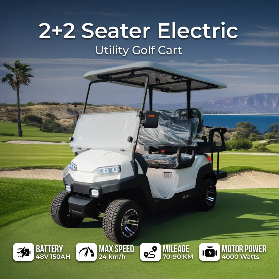 Gaz 2+2 Electric Golf Cart Buggy With 1 Year Warranty From thumbnail 2