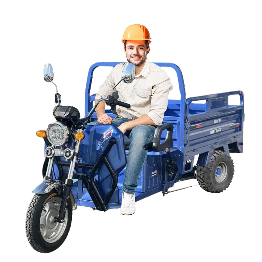 Hydraulic Cargo 1.6 Mtr Tuk Tuk Electric 3 Wheels Off Road Scooter Trolley — image 1
