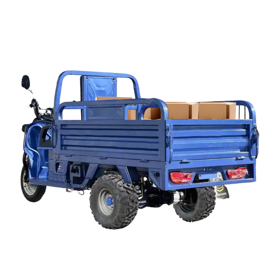 Hydraulic Cargo 1.6 Mtr Tuk Tuk Electric 3 Wheels Off Road Scooter Trolley thumbnail 2