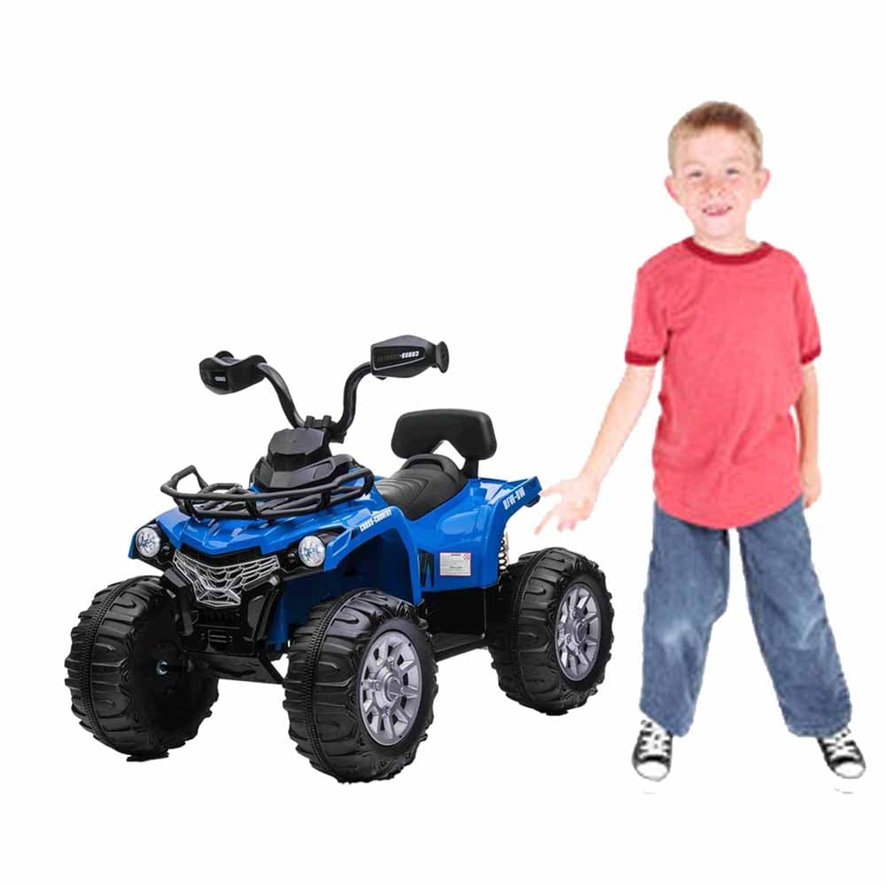 Kids Electric Ride-on Quad Bike With Leather Seats — image 1