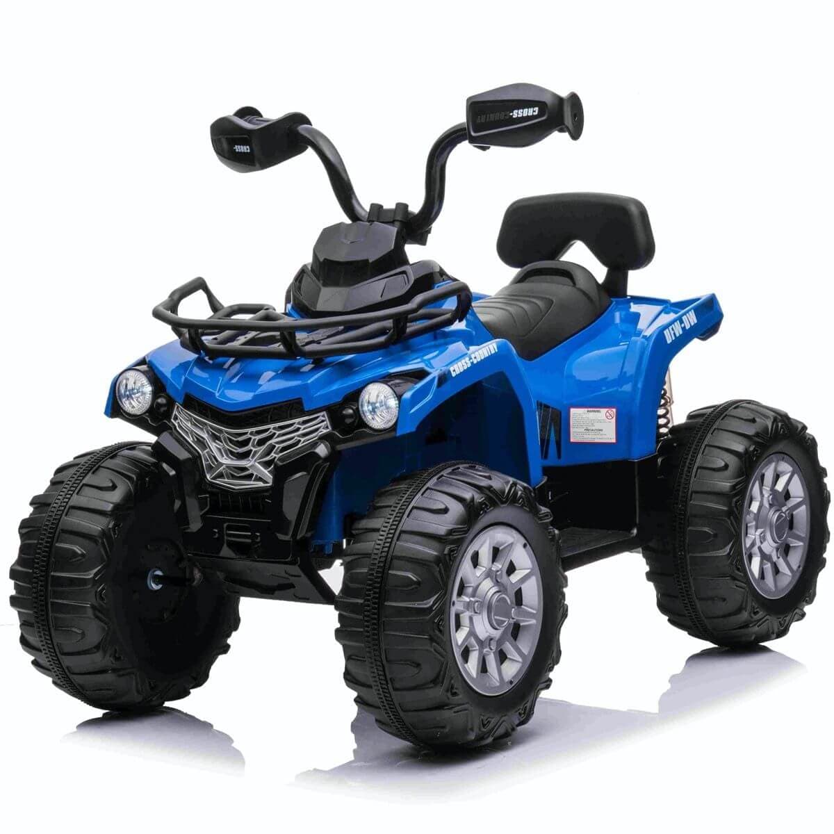 Kids Electric Ride-on Quad Bike With Leather Seats thumbnail 2