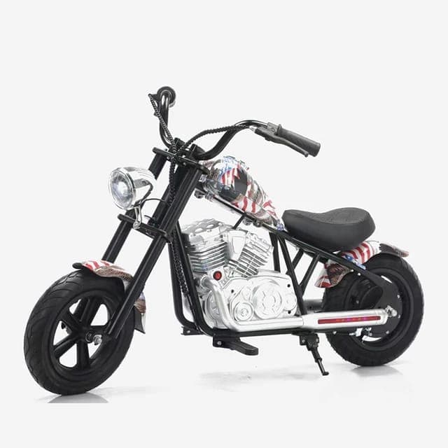 Kids Electric Bike Harley Chopper Cruiser 24 v Electric Scooter Bike thumbnail 2