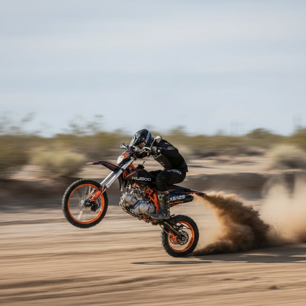 Kugoo XB 125 Off Road Dirt Bike Motor Power 125CC Off-Road Performance With Speed 80 km/h