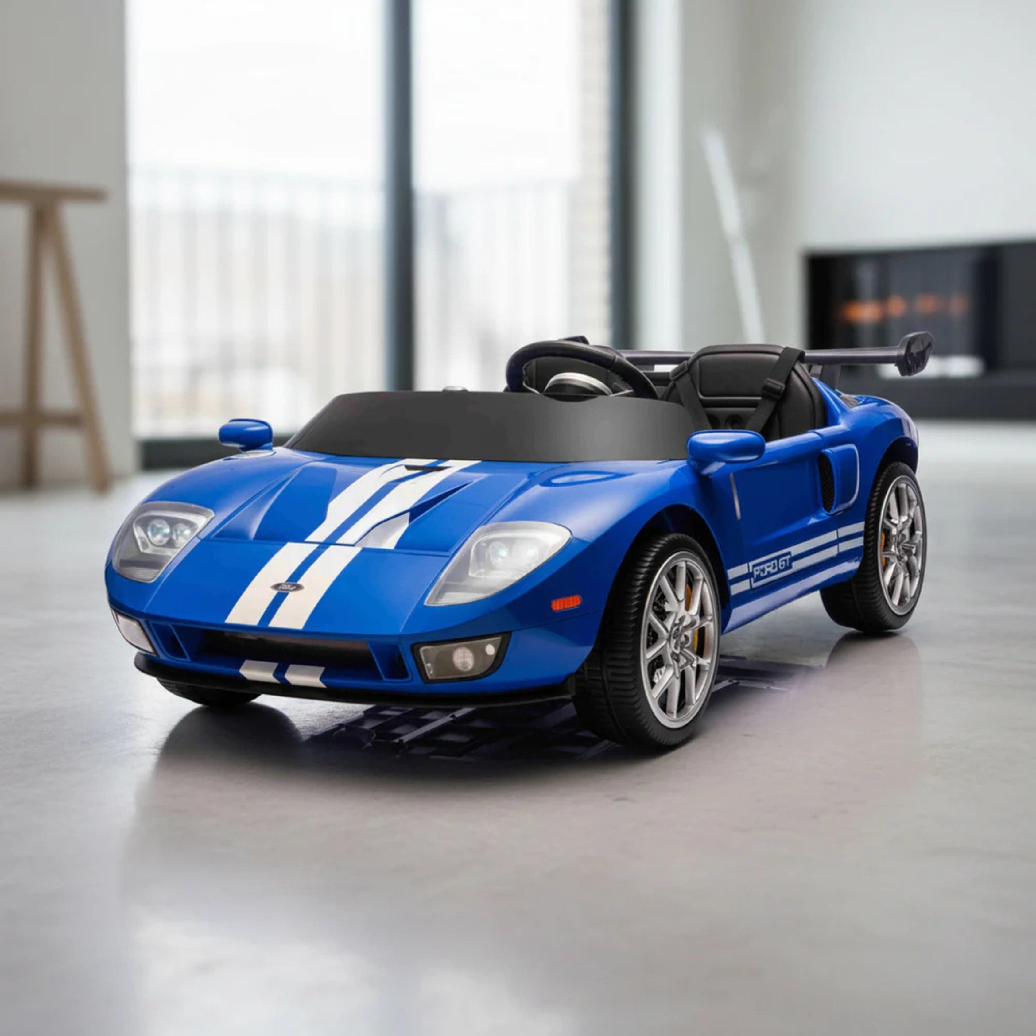 Ride on Toy car 12 v for Kids Licensed Ford GT Electric Car with Remote Control thumbnail 2