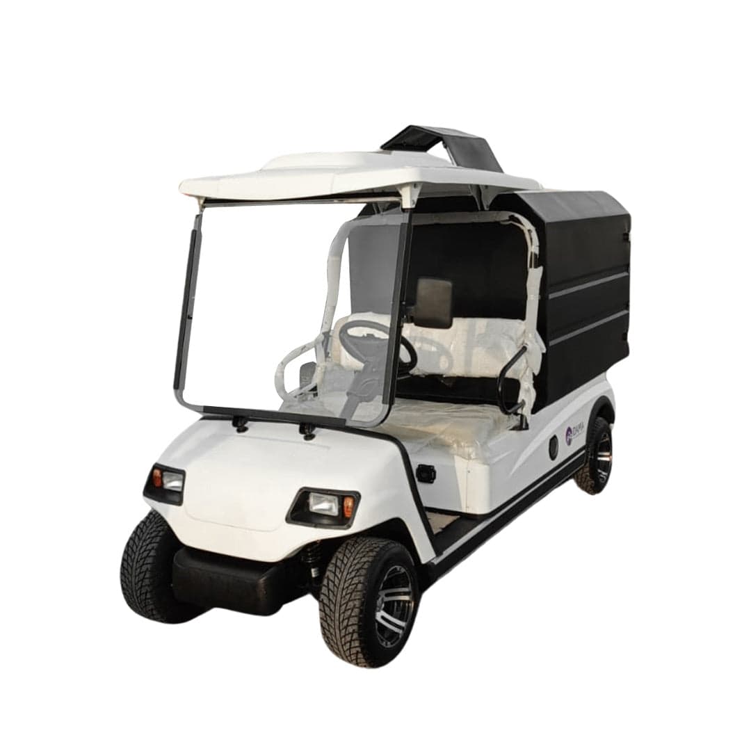 Lvt 2 Seater Golf Cart With Solid Garbage Waste Disposal Box thumbnail 2