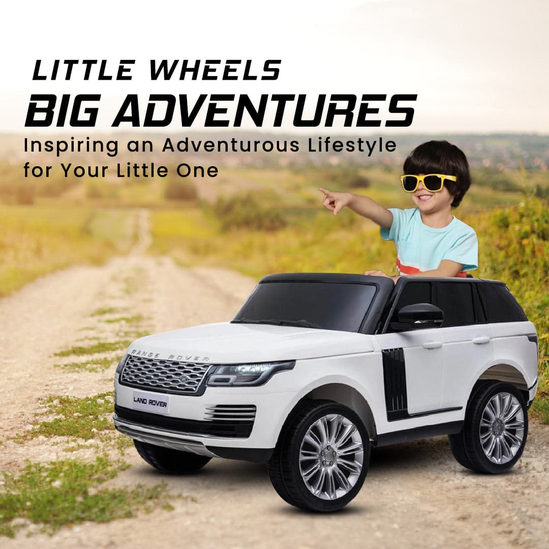 Kids Electric Car Rideon 24 v Licensed Range Rover Vogue Two Seater 4x4