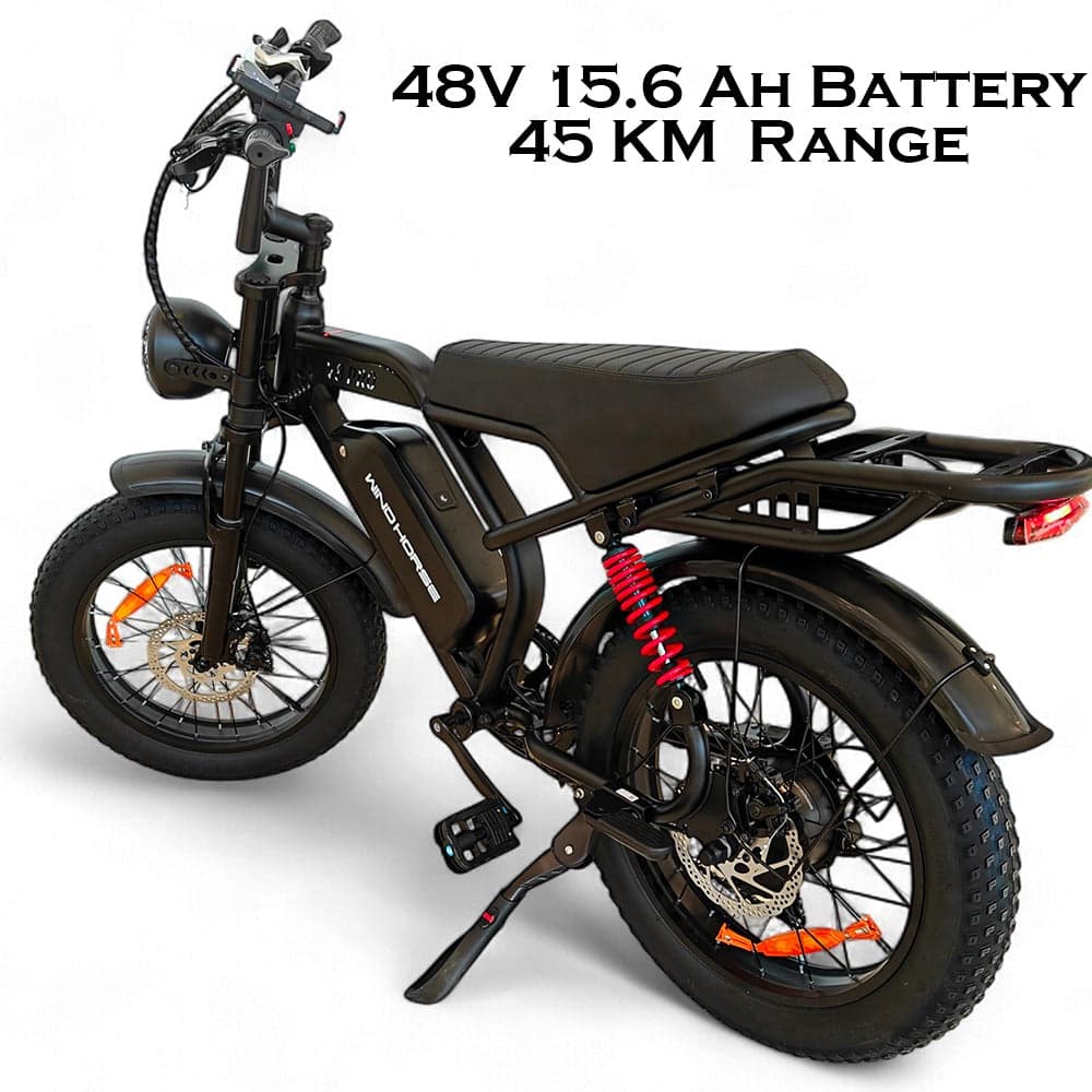 EBike 48v TerraVibe for Adults With Removable Battery, Pedal Assist Electric Mountain bike, Urban Commuter Electric Bicycle thumbnail 2