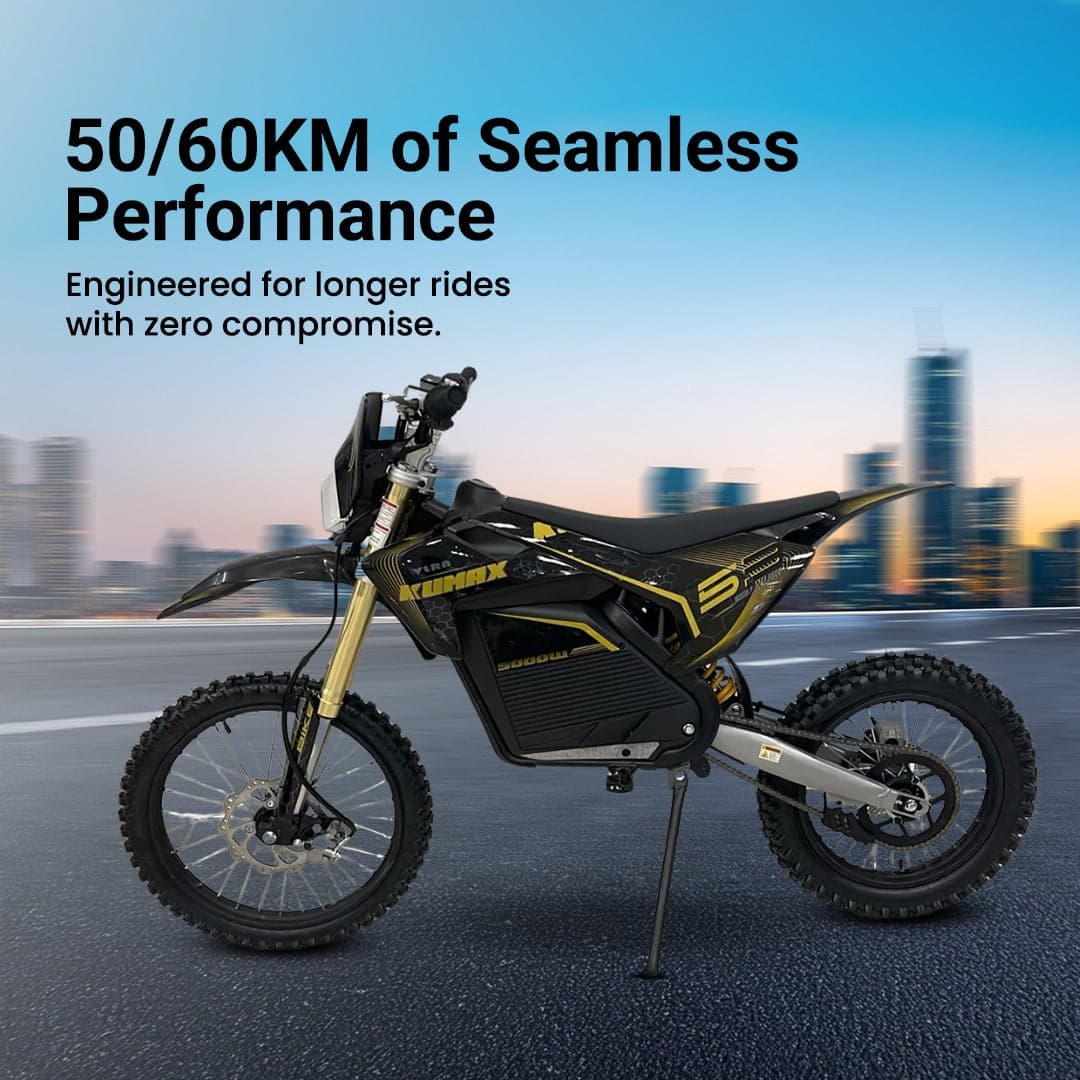 Kmax Electric Dirt Bike x Series 72V X 40Mah Battery Motor 3000 Watts for adults and teens thumbnail 2
