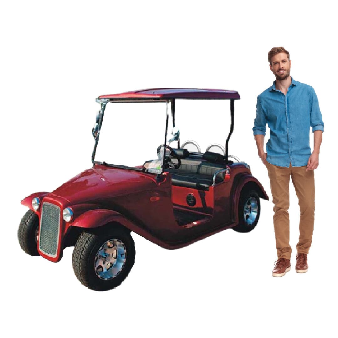 Vintage Classic 4 Seater Royal Electric Golf Cart Buggy thumbnail 3