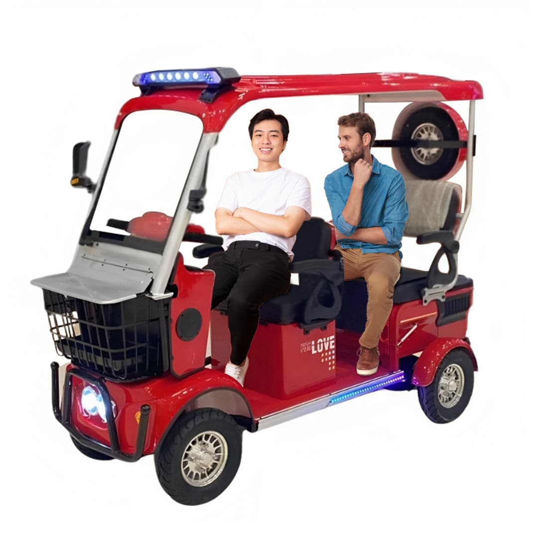 Powerpod Trio Mini Electric Golf Carts 60V for 3 Passengers thumbnail 2