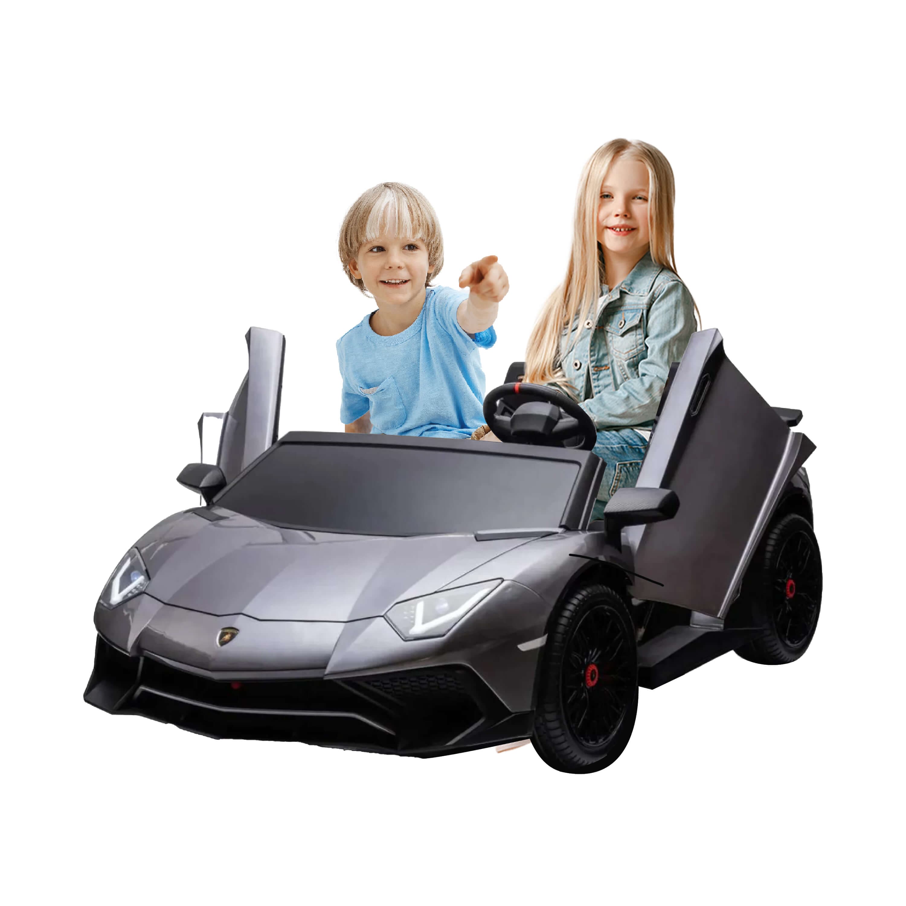 Ride On XXL Licensed Lamborghini Electric Car for Kids Big size 2 Seater 24V