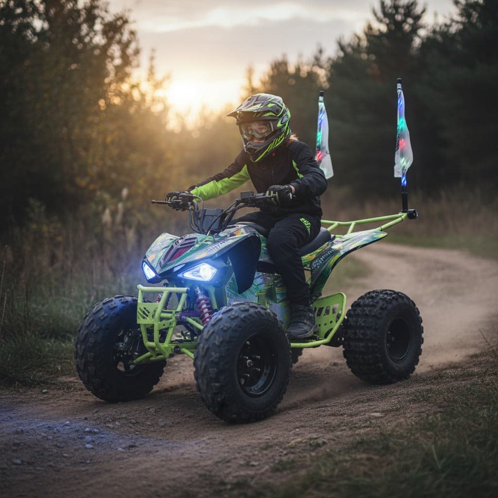 Electric ATV Atom 72 V Adults Quad Bike 3000 W Extreme Adventure High Speed 100 Kmph