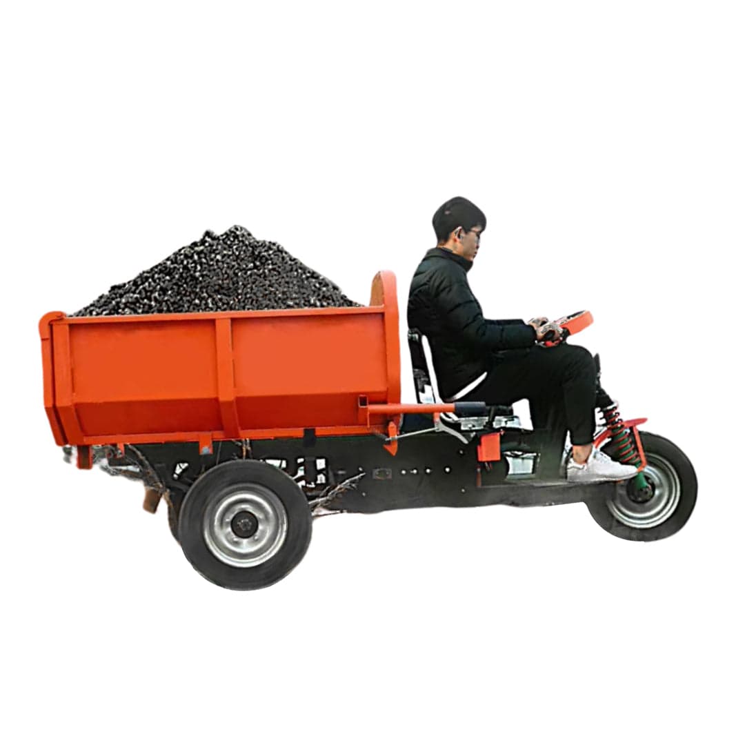 Electric Cargo Bike Mini Dumper Tractor and Flatbed Loader Tricycle for Construction