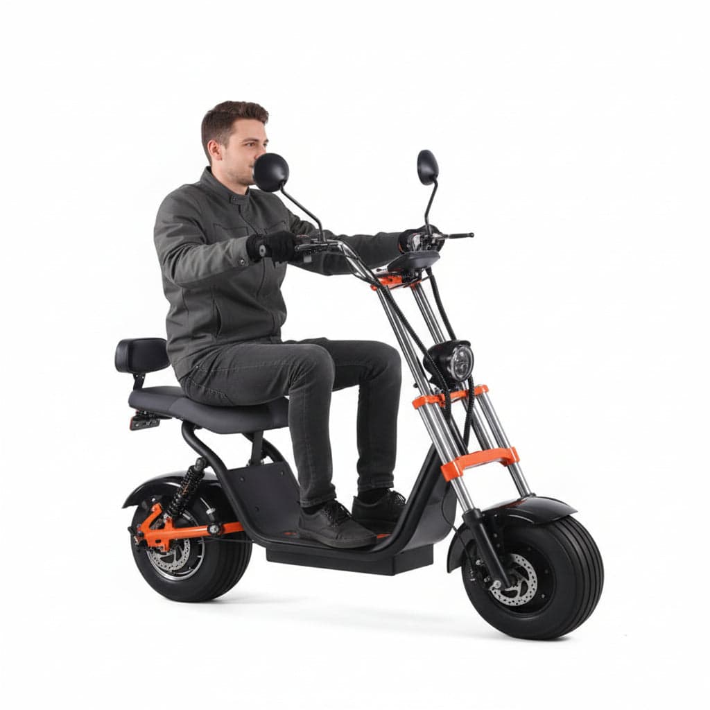 Kugoo Kirin Harley Fat Tyre Electric Scooter C2 1200W Hydraulic Brake With Warranty