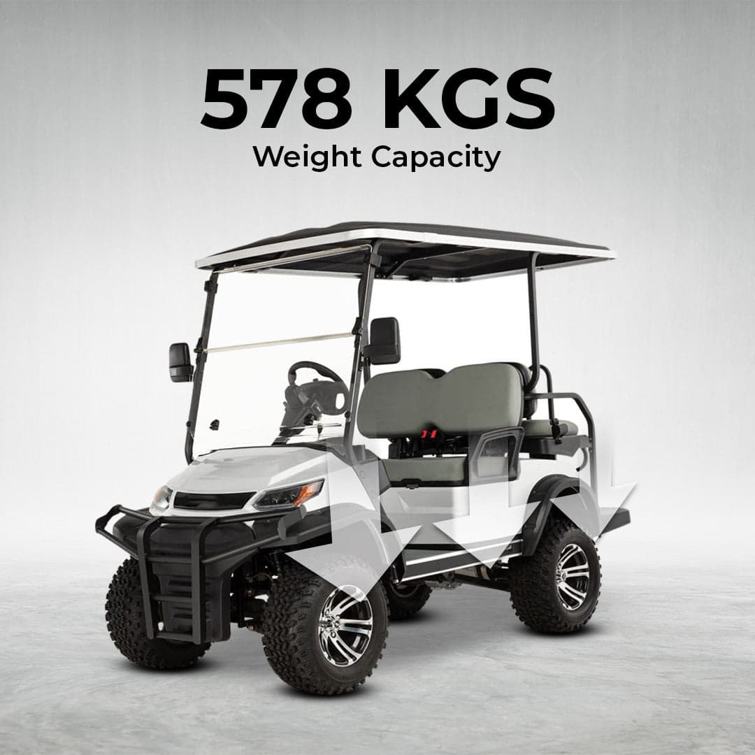 Lvt Electric Golf Cart 4 Seats 2+2 With off Road Tyres & Raised Suspensions