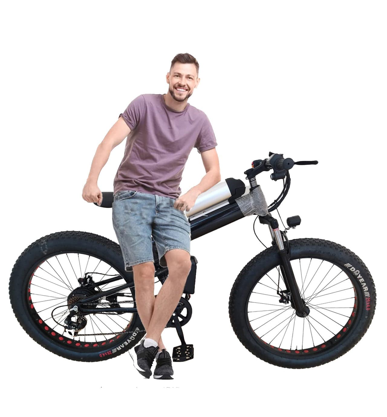Electric Bicycle 48 v Fat E Bike With Pedal 26 Inch