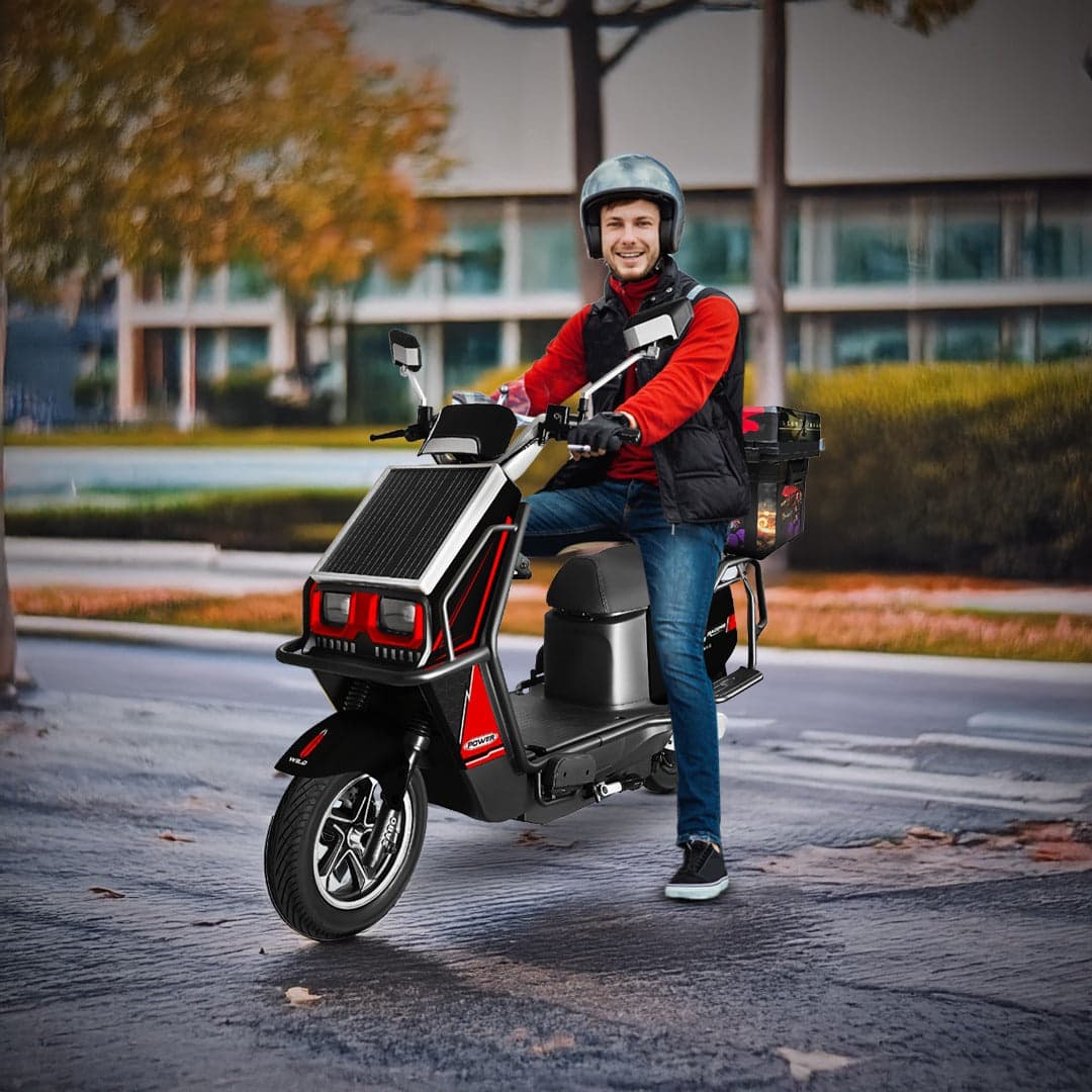 SolarX Hybrid 48v Electric Motorbike Long Mileage 90- 100 kms with Warranty