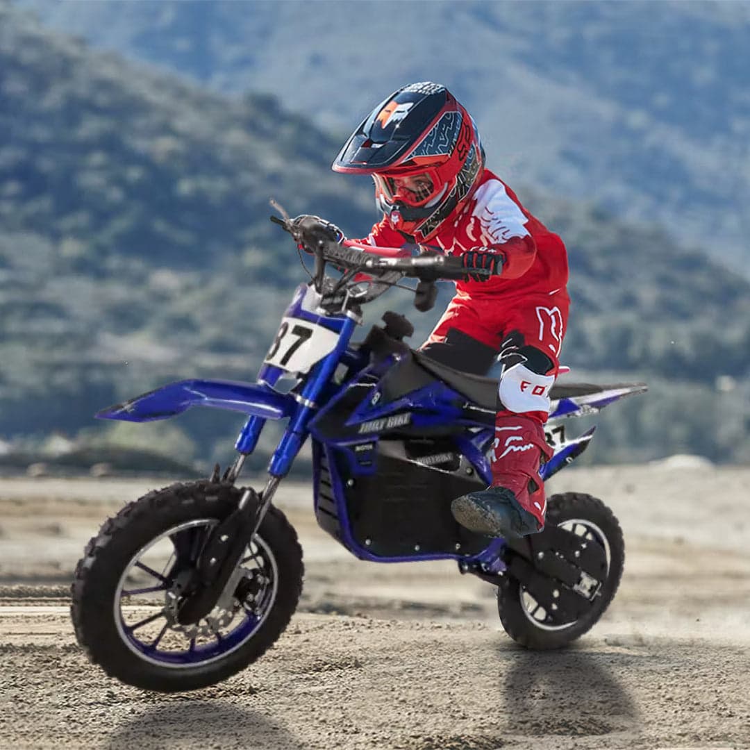Motospark Electric Kids off road Dirt Bike 36V hand acceleration