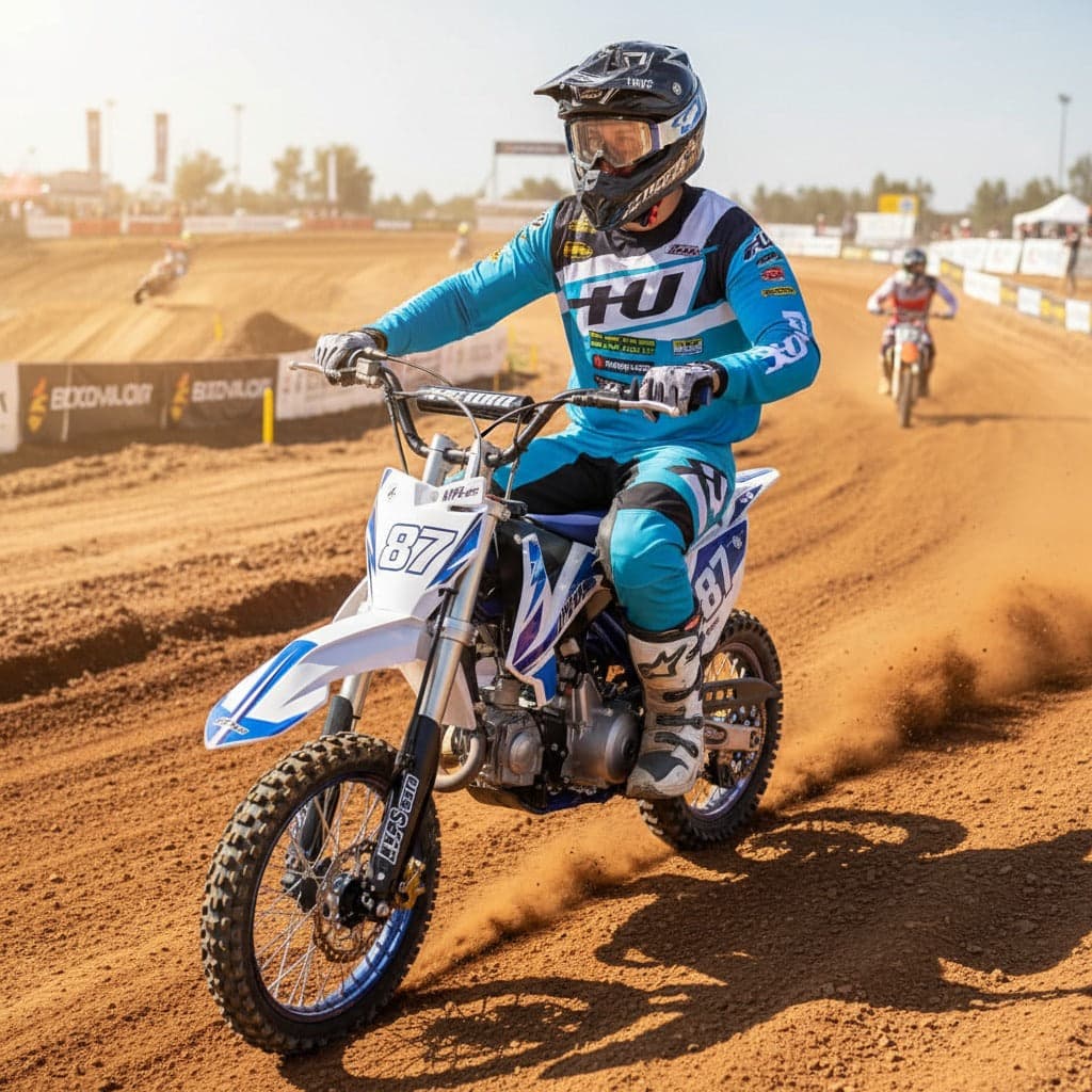 125 CC Phantom Dirt Cross Bike Fully Automatic for off Roading 60 Kmph With 4 Stroke Engine